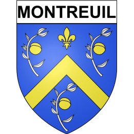 Montreuil 93 ville Stickers blason autocollant adhésif