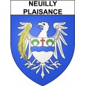 Neuilly-Plaisance 93 ville Stickers blason autocollant adhésif
