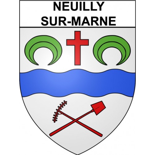 Pegatinas escudo de armas de Annecy adhesivo de la etiqueta engomada