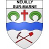 Neuilly-sur-Marne 93 ville Stickers blason autocollant adhésif