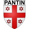 Pantin 93 ville Stickers blason autocollant adhésif