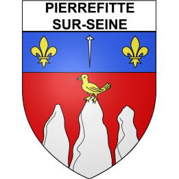 Pegatinas escudo de armas de Annecy adhesivo de la etiqueta engomada