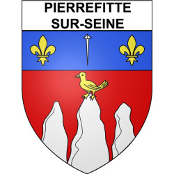 Pegatinas escudo de armas de Annecy adhesivo de la etiqueta engomada