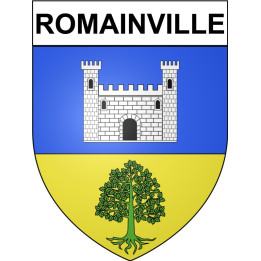 Romainville 93 ville Stickers blason autocollant adhésif
