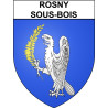 Pegatinas escudo de armas de Annecy adhesivo de la etiqueta engomada