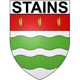Stains 93 ville Stickers blason autocollant adhésif