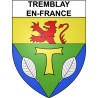 Pegatinas escudo de armas de Annecy adhesivo de la etiqueta engomada