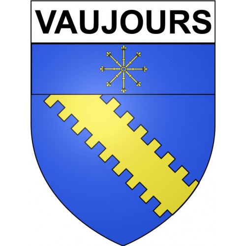 Pegatinas escudo de armas de Annecy adhesivo de la etiqueta engomada