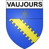Vaujours 93 ville Stickers blason autocollant adhésif