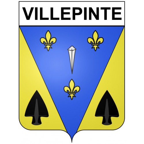 Villepinte 93 ville Stickers blason autocollant adhésif
