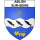 Ablon-sur-Seine 94 ville Stickers blason autocollant adhésif
