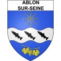 Ablon-sur-Seine 94 ville Stickers blason autocollant adhésif