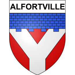 Alfortville 94 ville Stickers blason autocollant adhésif