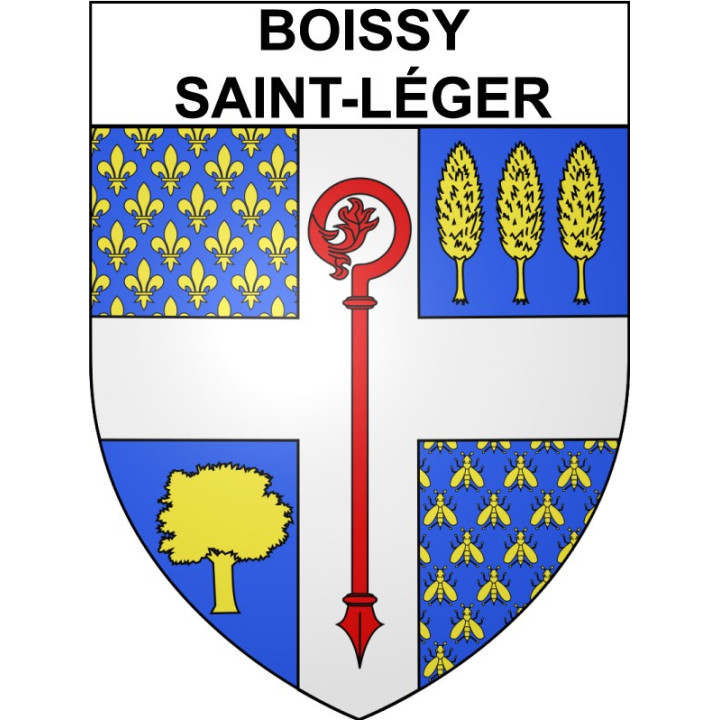Boissy-Saint-Léger 94 ville Stickers blason autocollant adhésif