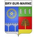 Bry-sur-Marne 94 ville Stickers blason autocollant adhésif