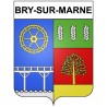 Bry-sur-Marne 94 ville Stickers blason autocollant adhésif