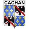 Cachan 94 ville Stickers blason autocollant adhésif