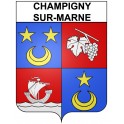 Champigny-sur-Marne 94 ville Stickers blason autocollant adhésif