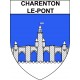 Charenton-le-Pont 94 ville Stickers blason autocollant adhésif