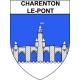 Stickers coat of arms Charenton-le-Pont adhesive sticker