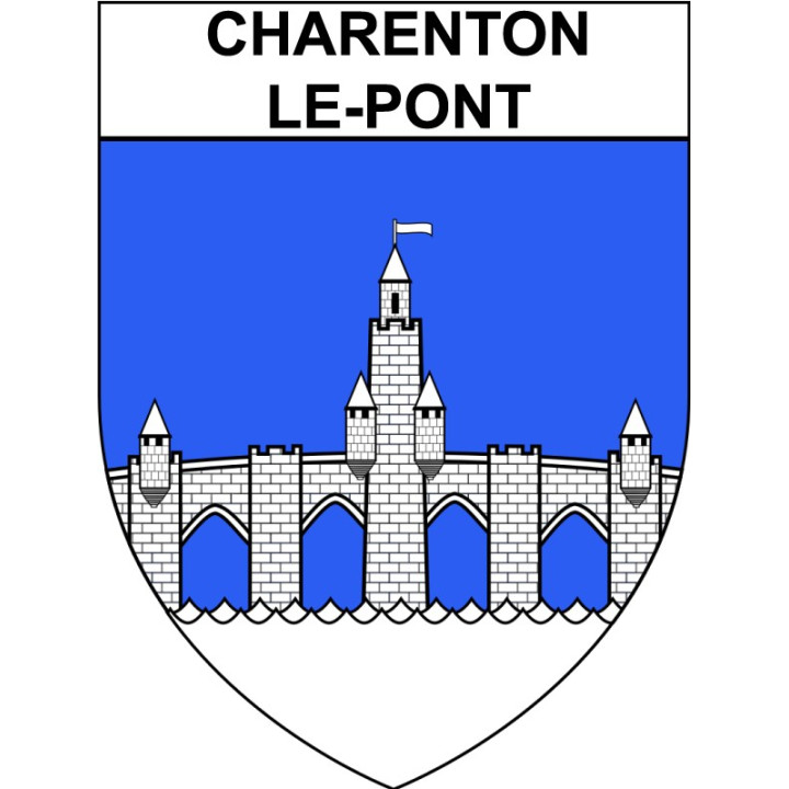 Charenton-le-Pont 94 ville Stickers blason autocollant adhésif