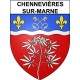 Chennevières-sur-Marne 94 ville Stickers blason autocollant adhésif