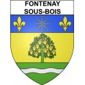 Fontenay-sous-Bois 94 ville Stickers blason autocollant adhésif