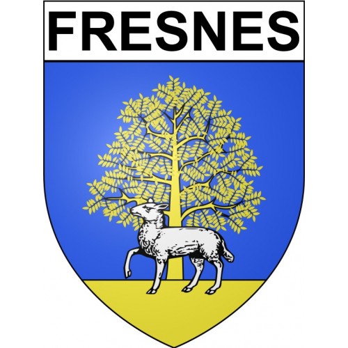 Fresnes 94 ville Stickers blason autocollant adhésif