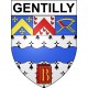 Gentilly 94 ville Stickers blason autocollant adhésif