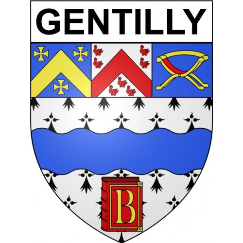 Gentilly 94 ville Stickers blason autocollant adhésif