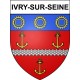 Ivry-sur-Seine Sticker wappen, gelsenkirchen, augsburg, klebender aufkleber