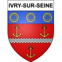 Ivry-sur-Seine 94 ville Stickers blason autocollant adhésif