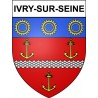 Ivry-sur-Seine 94 ville Stickers blason autocollant adhésif