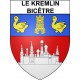 Pegatinas escudo de armas de Le Kremlin-Bicêtre adhesivo de la etiqueta engomada