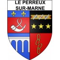 Le Perreux-sur-Marne 94 ville Stickers blason autocollant adhésif
