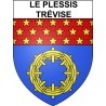 Le Plessis-Trévise 94 ville Stickers blason autocollant adhésif