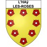 L'Haÿ-les-Roses 94 ville Stickers blason autocollant adhésif