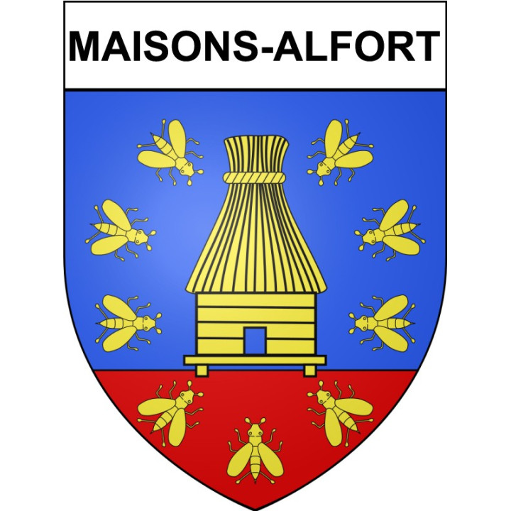 Pegatinas escudo de armas de Annecy adhesivo de la etiqueta engomada
