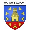 Maisons-Alfort 94 ville Stickers blason autocollant adhésif