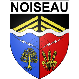 Pegatinas escudo de armas de Annecy adhesivo de la etiqueta engomada