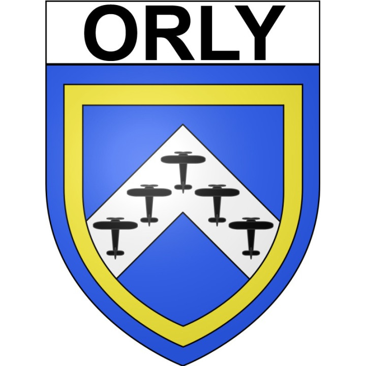 Pegatinas escudo de armas de Annecy adhesivo de la etiqueta engomada
