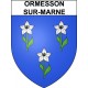 Ormesson-sur-Marne 94 ville Stickers blason autocollant adhésif