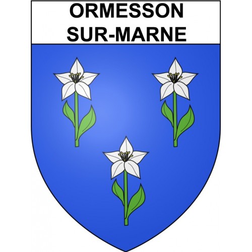 Pegatinas escudo de armas de Annecy adhesivo de la etiqueta engomada