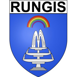 Pegatinas escudo de armas de Annecy adhesivo de la etiqueta engomada