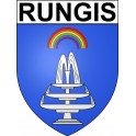 Rungis 94 ville Stickers blason autocollant adhésif