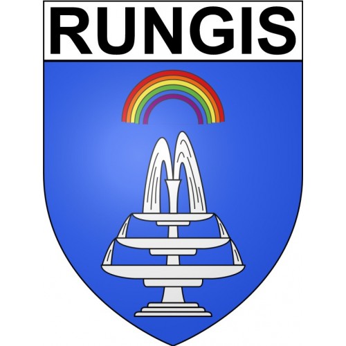 Rungis 94 ville Stickers blason autocollant adhésif