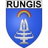 Rungis 94 ville Stickers blason autocollant adhésif