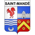 Annecy Sticker wappen, gelsenkirchen, augsburg, klebender aufkleber