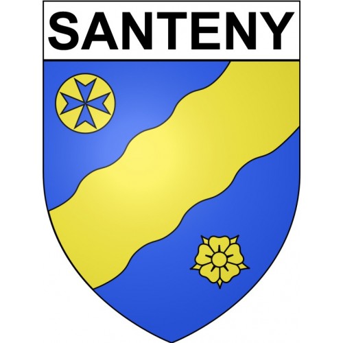 Annecy Sticker wappen, gelsenkirchen, augsburg, klebender aufkleber