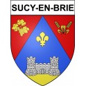 Sucy-en-Brie 94 ville Stickers blason autocollant adhésif